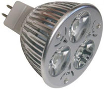 610353 Лампа Selecta MR 16 12V 3х1W GU5.3 6000К