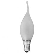 Лампа накаливания INC12/C35T 60W E27 свеча на ветру (матовая) Feron